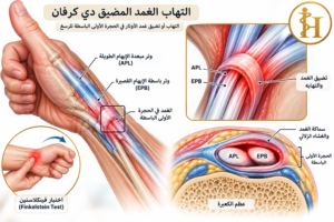 التهاب غمد الوتر المضيق موقع الدكتور عماد الحريري